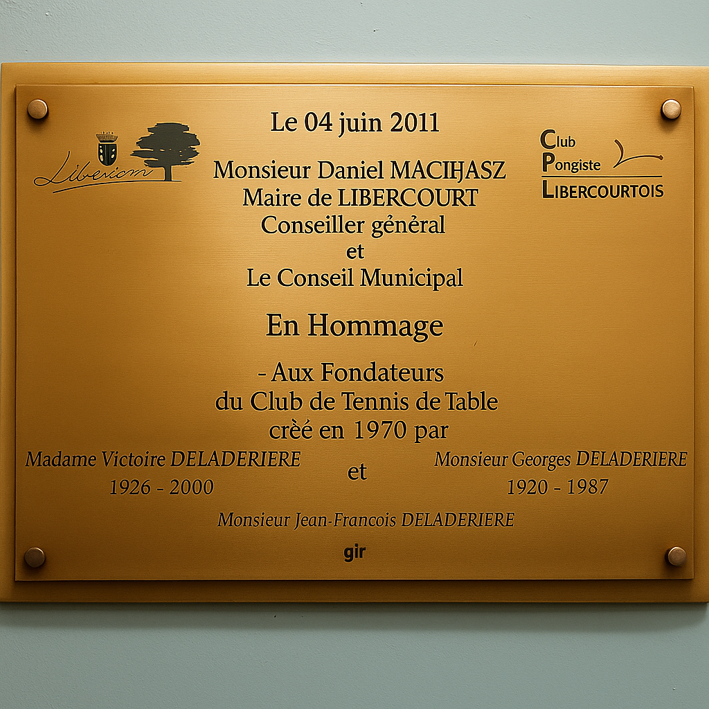 Histoire du Club Pongiste Libercourtois