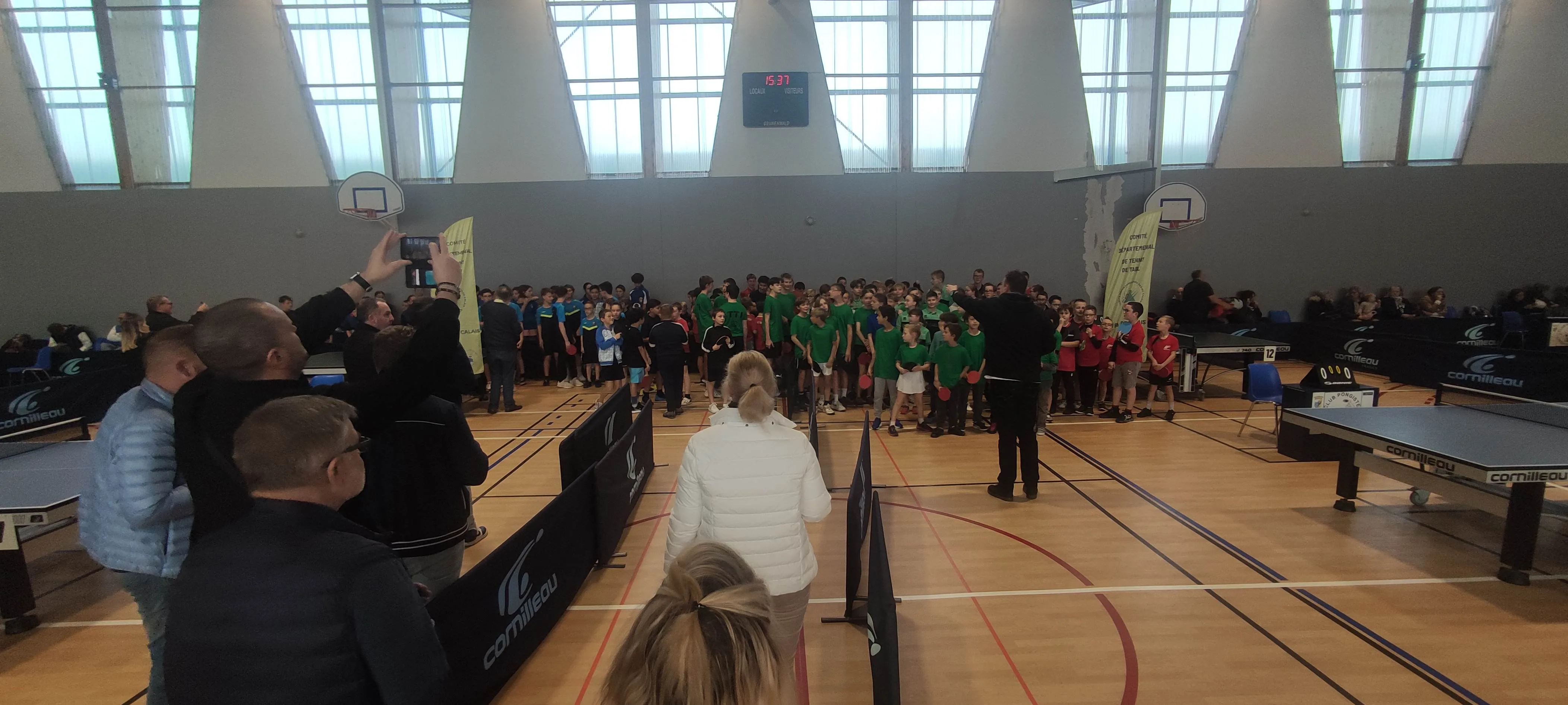 Vue d'ensemble de la grande salle